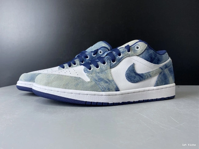 1 Air Low Washed Denim CZ8455-100 Jordan 0708